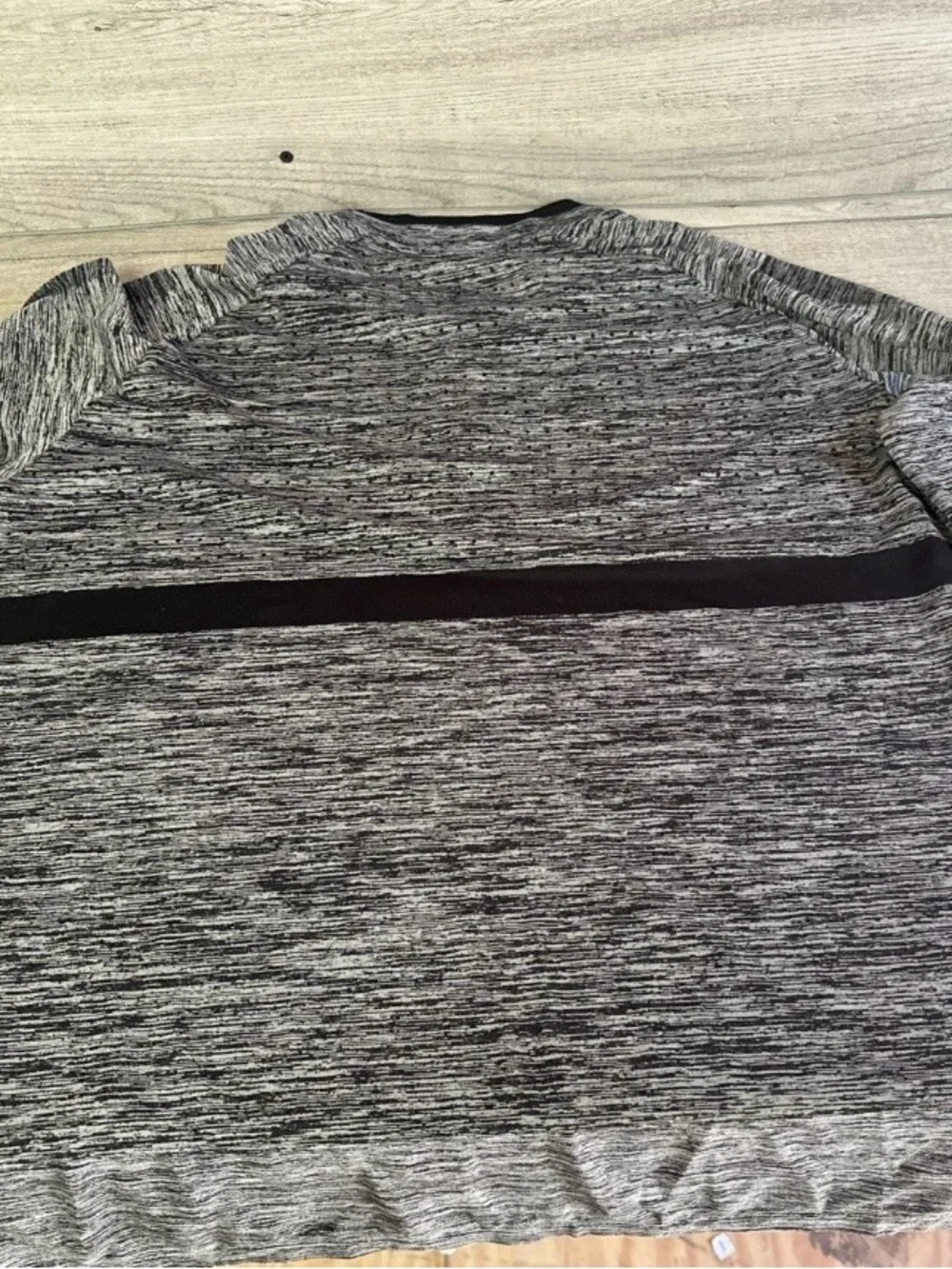 Nike Men’s Black & Gray Half-Zip Sweater